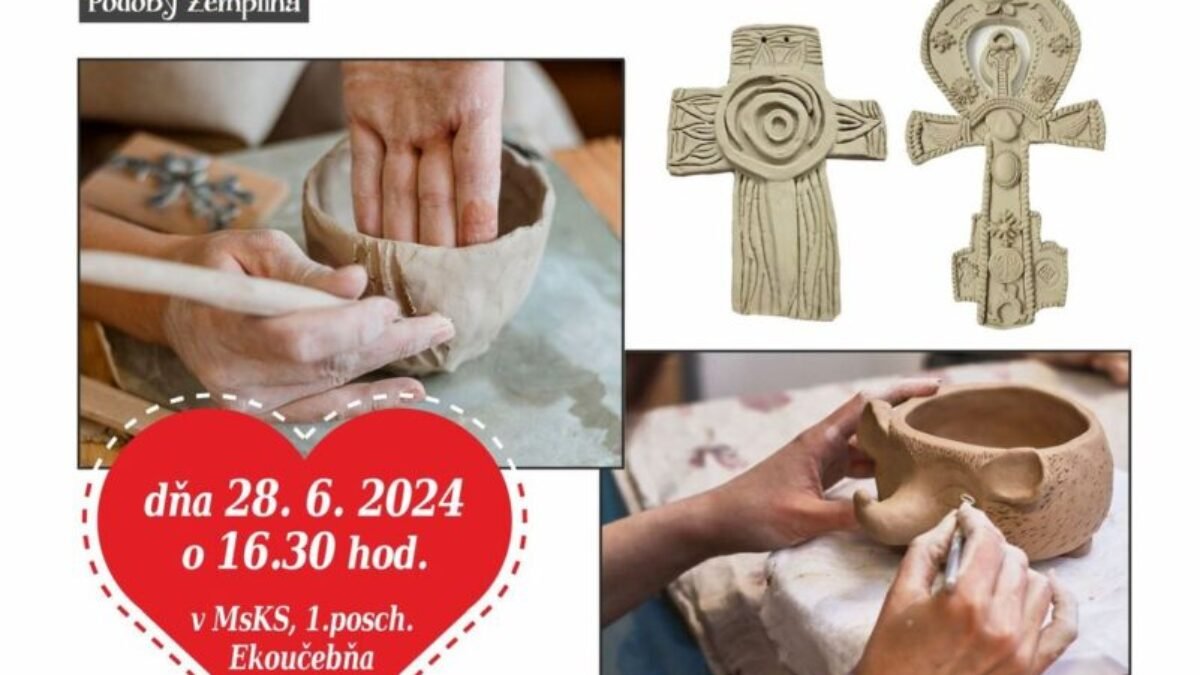Michalovce: Pozývame vás na workshop 
 Keramika – modelovanie z voľnej ruky.
 Ekoučebňa MsKS, 1. poschodie
 v piatok 28. júna 16.30 hod.

 Tento workshop je otvorený p…