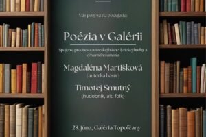 Topoľčany: Poďte si vychutnať poéziu do Galéria Topoľčany.
 Objavte jedinečné sp...