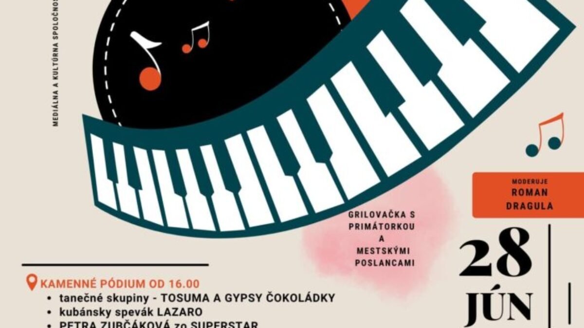 Topoľčany: Privítajte s nami KULTÚRNE LETO!
Pozývame vás na otvorenie Kultúrneho leta spojeného s oslavou Dňa rodiny! 
Pridajte sa k nám 28.-29. júna na Námestí M.R. …