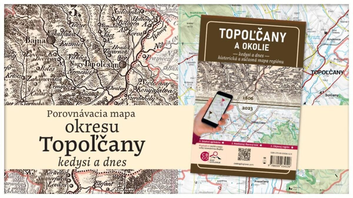 Topoľčany: TOPOĽČANY – Novinka v našej mapovej edícii Slovensko kedysi a dnes! 

Predstavujeme mapové porovnávaciu mapu Topoľčany a okolie. Pozrite sa na okres Topoľč…