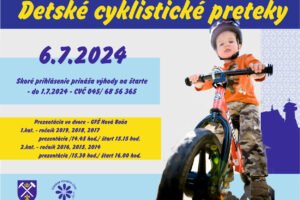 Detské cyklistické preteky 2024 v Novej Bani
