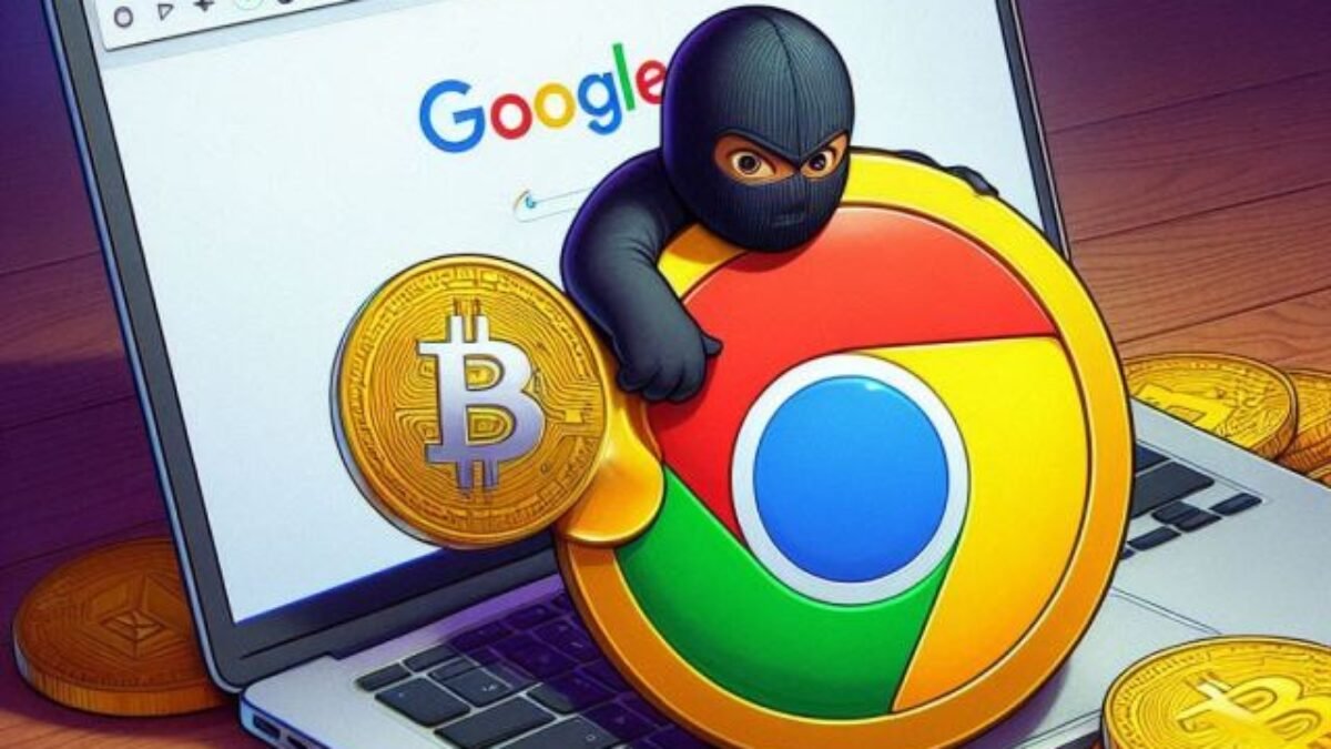 Doplnok Google Chrome kradne kryptomeny