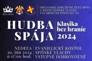 Hudba spája 2024 – Klasika bez hraníc v meste Spišské Vlachy