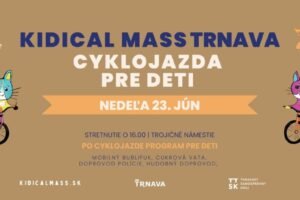 Kidical Mass sa uskutoční po prvýkrát aj v Trnave