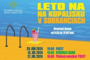 Leto na kúpalisku v Sobranciach