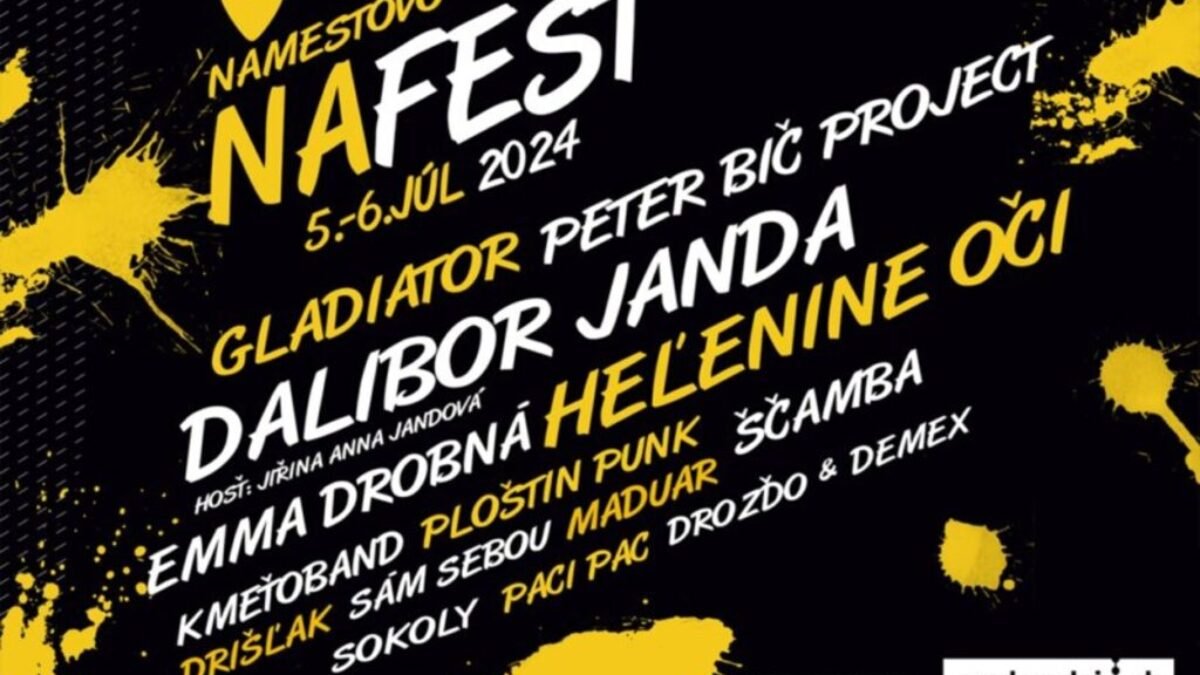 HUDOBNÝ FESTIVAL NAFEST 2024 V NÁMESTOVE