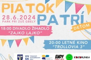 Mesto Gbely pozýva na komunitné odujatie „PIATOK patrí DEŤOM“