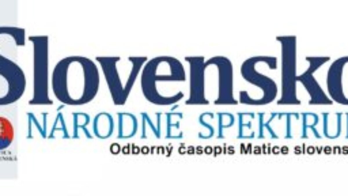 Vyšlo nové číslo časopisu Slovensko-Národné spektrum 2/2024