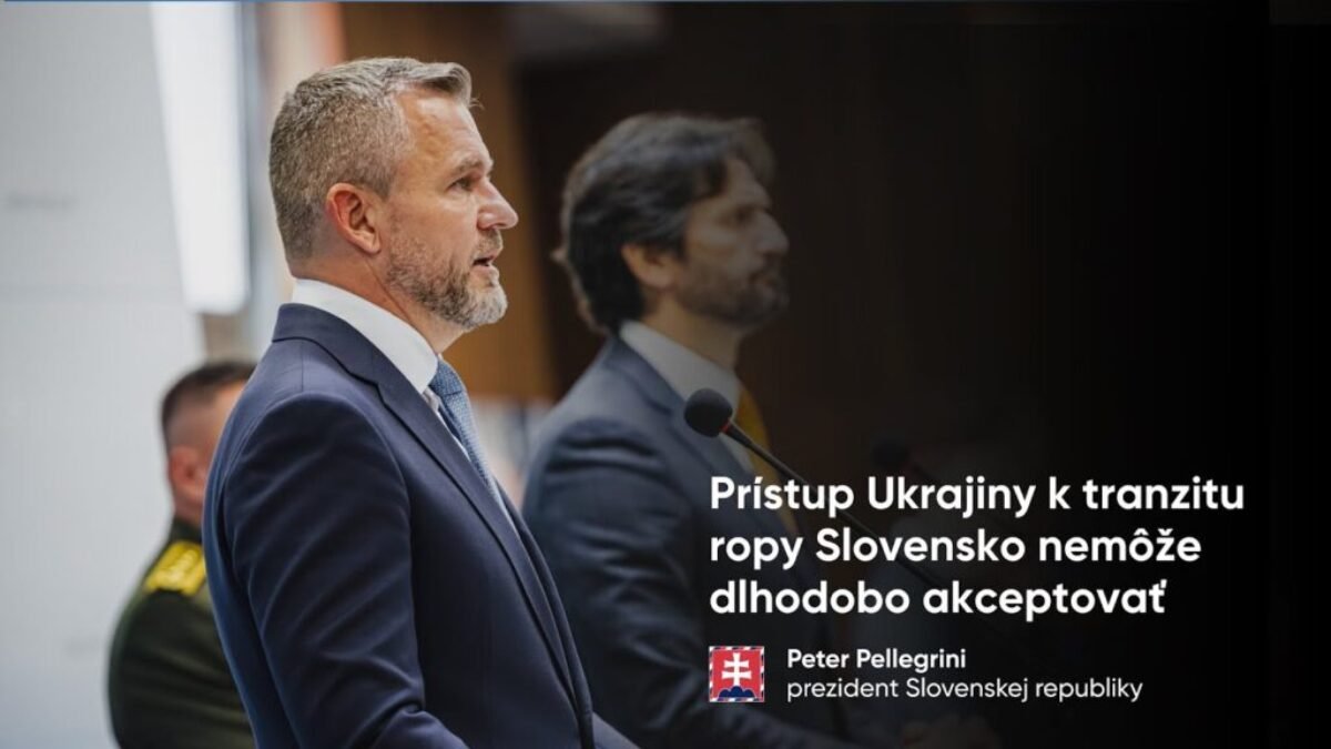 Prístup Ukrajiny k tranzitu ropy Slovensko nemôže dlhodobo akceptovať.