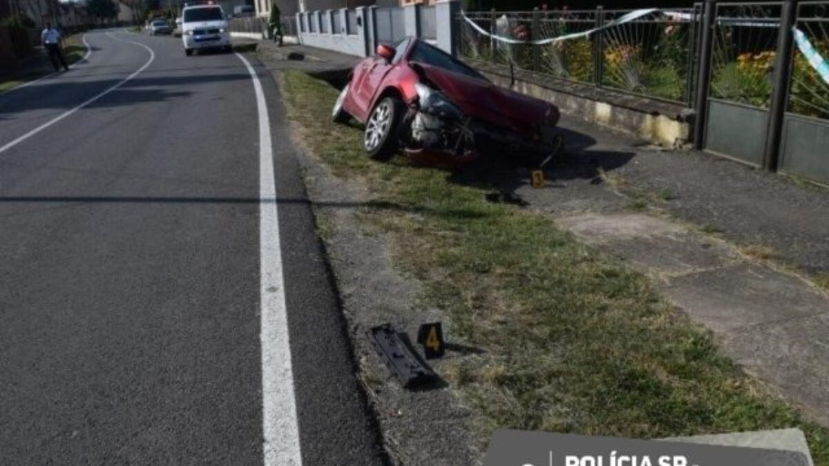 Tragický koniec nehody v Čeľovciach , 75-ročná spolujazdkyňa skonala po prevoze do nemocnice