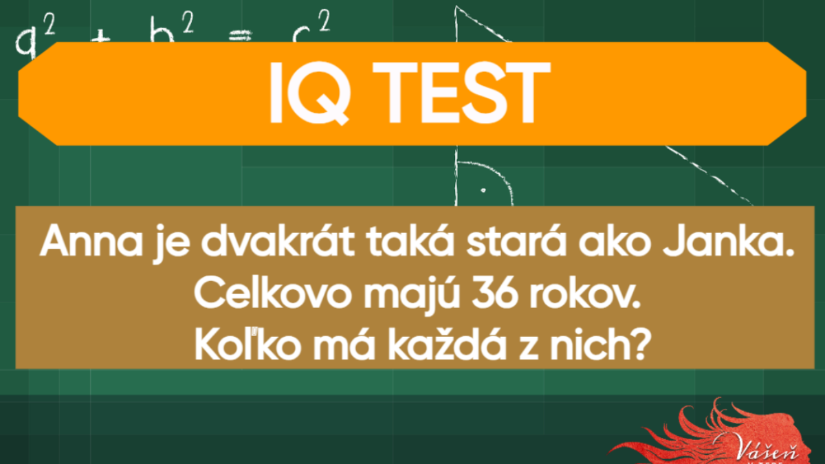 IQ test: Len málokto pozná riešenie. Patríte do tejto skupiny?