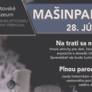 Mesto Liptovský Hrádok vás pozýva na MAŠINPARÁDU