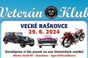 Prehliadka automobilovej krásy v plnej paráde už 29. júna 2024 vo Veľkých Kapuša...