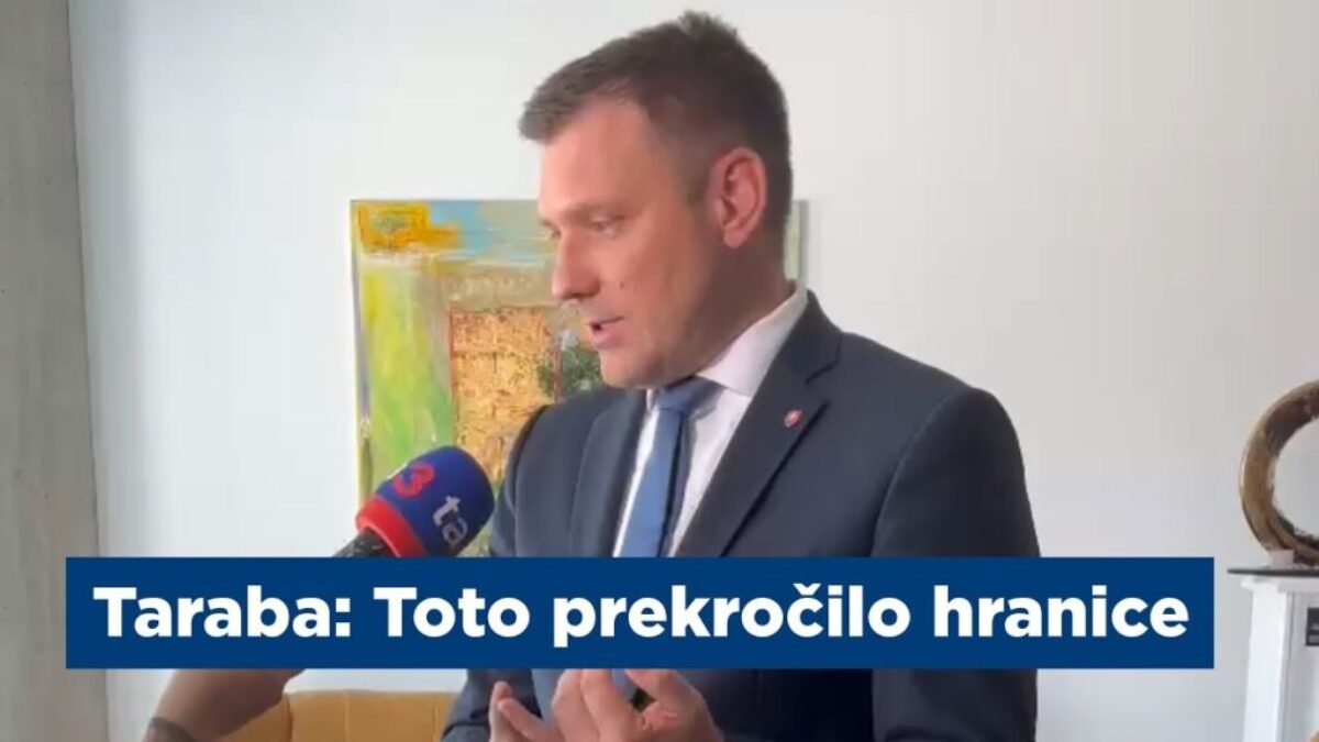 Taraba: Toto prekročilo hranice