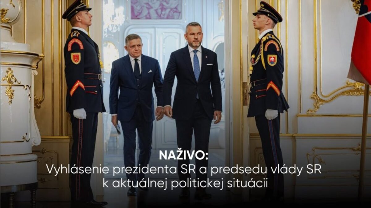 Vyhlásenie prezidenta SR a predsedu vlády SR k aktuálnej politickej situácii