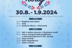 Hrubé hody v Záhorskej Bystrici tento víkend. Zahrajú Čírová, Magušinová, Dvorsk...