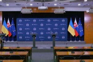 TK ministra zahraničných vecí SR J. Blanára a ministra zahraničných vecí Ukrajin...