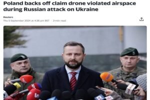 Andrew Korybko: Oficiálny príbeh Poľska o údajnom narušení vzdušného priestoru j...