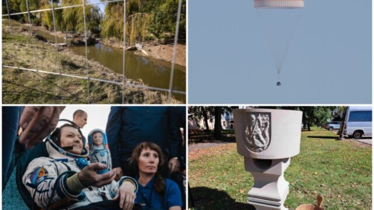 Top foto dňa (23. september 2024): Návrat kozmonautov z ISS, situácia po povodniach aj slávnostné odhalenie merice