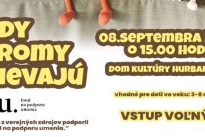 Bábkové divadlo na Hurban Market v Hurbanove: „Kedy stromy spievajú“