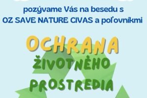 Pozvánka na besedu v Giraltovciach: Ochrana životného prostredia