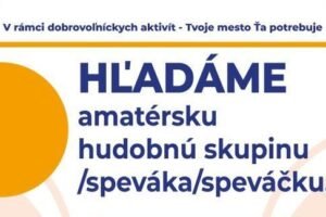 Tvoje mesto ťa potrebuje: Výzva pre hudobníkov v Trstenej