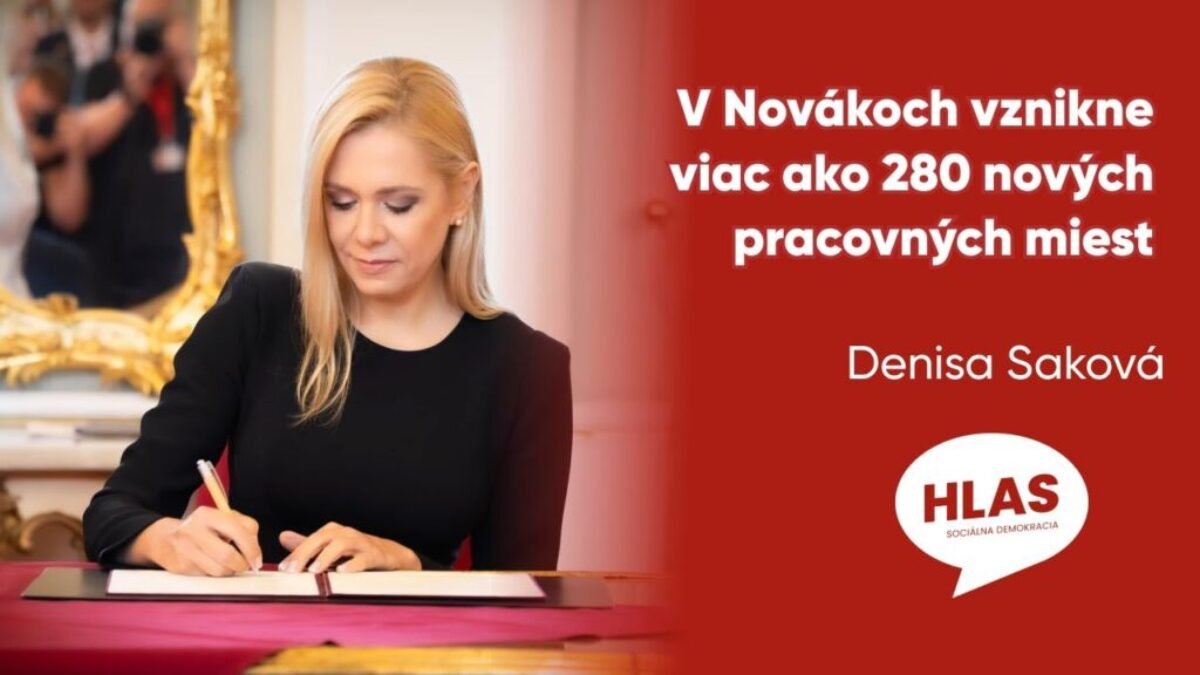 V Novákoch vznikne viac ako 280 nových pracovných miest #hospodarstvo
