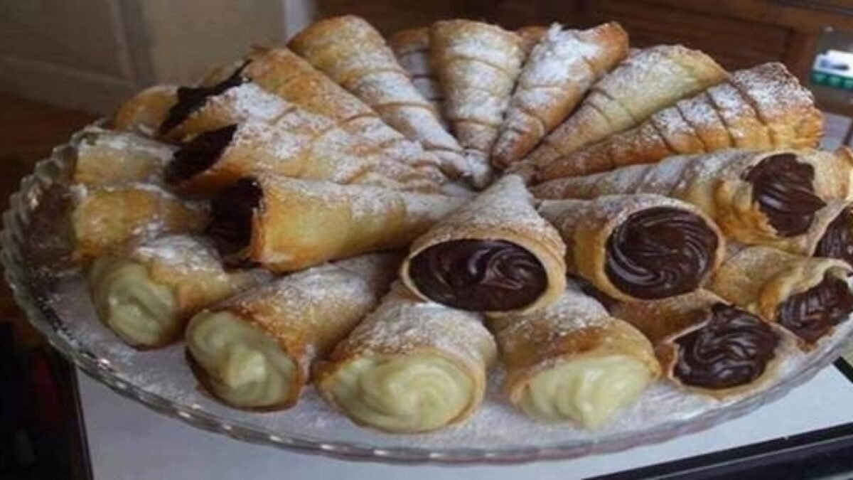 Chutné plnené kornútky s vanilkovým a čokoládovým pudingom: Pripravujeme si ich doma už vlastne pravidelne!