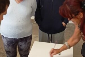 Beseda s akademickou maliarkou Annou Galayovou
