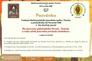 Tip na výlet a otvorenie cyklochodníka Pernek – Pezinok