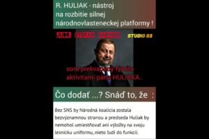 Štefan Harabin: Liberáli HLASoSMERu v koalícii chcú zlikvidovať SNS