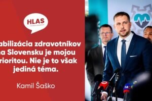 Stabilizácia zdravotníkov je mojou prioritou. Nie je to však jediná téma. #zdrav...