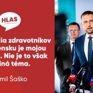 Stabilizácia zdravotníkov je mojou prioritou. Nie je to však jediná téma. #zdrav...