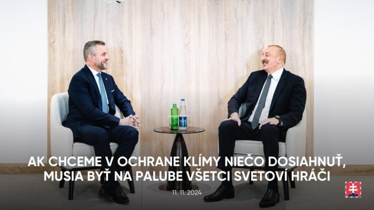 Vyhlásenie po rokovaní s azerbajdžanským prezidentom Ilhamom Alijevom