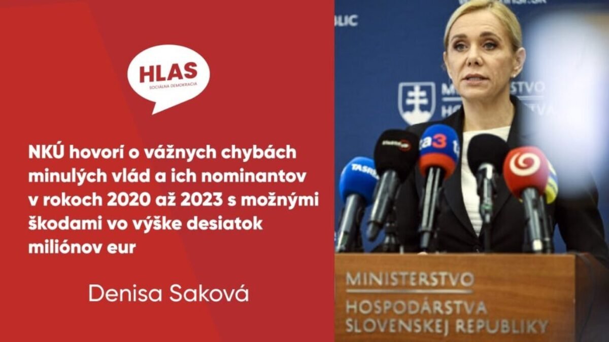 NKÚ hovorí o vážnych chybách minulých vlád a ich nominantov v rokoch 2020 až 2023 #hospodarstvo