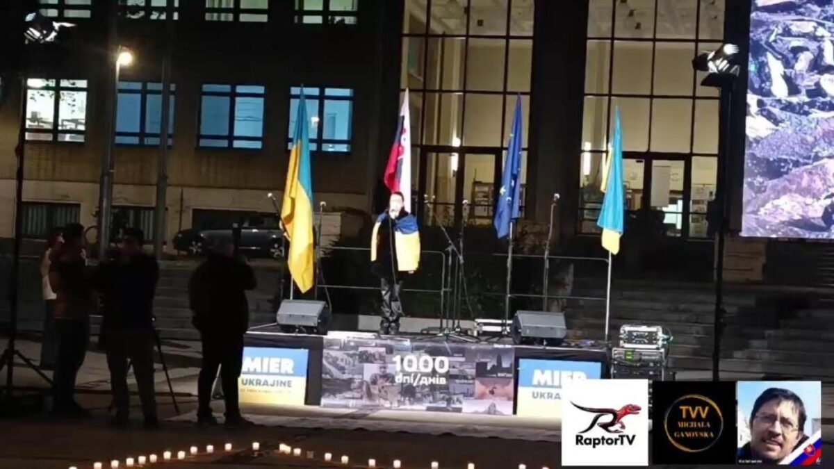 Podujatie 1000 sviečok – 1000 dní vojny