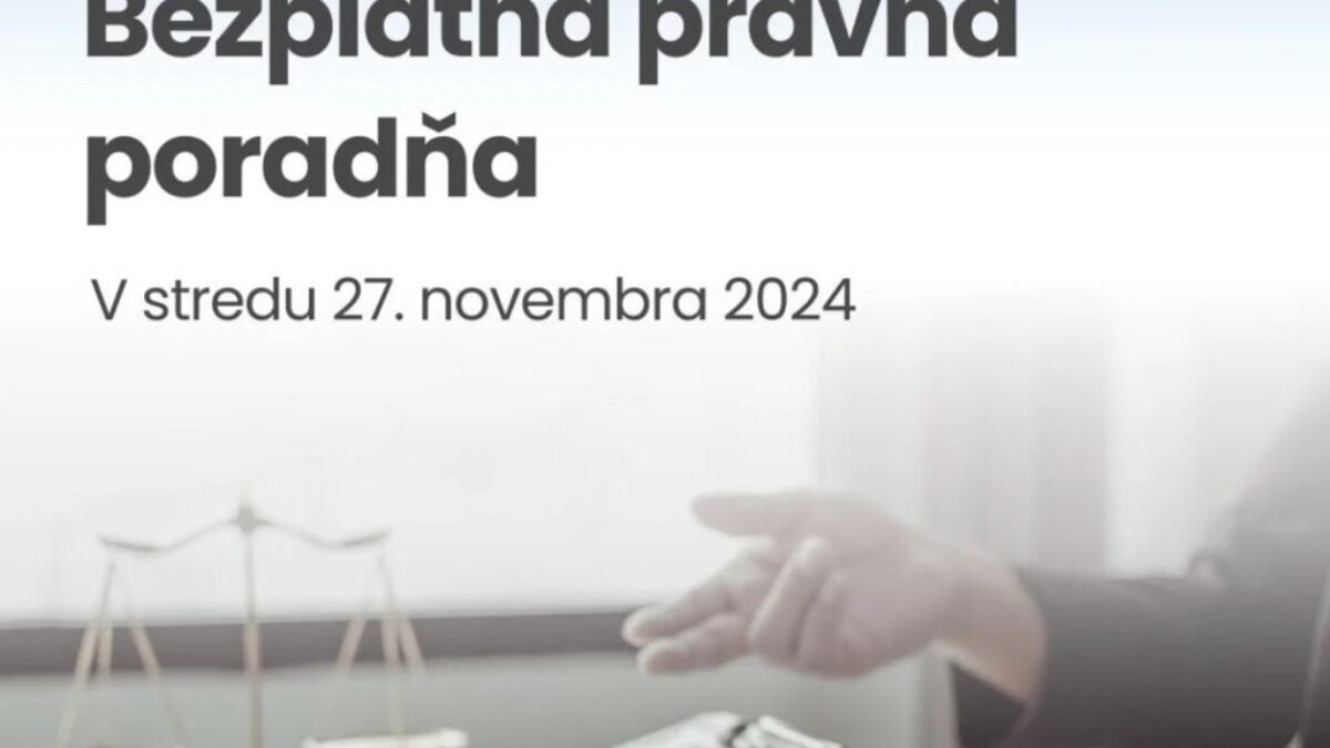 Topoľčany: Uvoľnili sa termíny do BEZPLATNEJ PRÁVNEJ PORADNE mesta Topoľčany už túto stredu. 
Máte záujem o odbornú právnu radu? Stačí sa objednať na čísle: 038 5340 2…