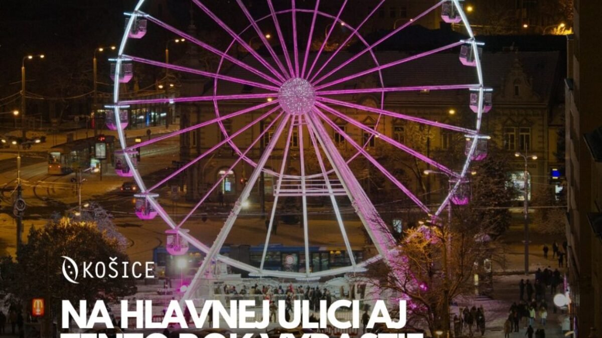 Košice: NA HLAVNEJ ULICI AJ TENTO ROK VYRASTIE KOŠICKÉ OKO, PRÍĎTE SI VYCHUTNAŤ VÝHĽAD NA NAŠE MESTO Z VTÁČEJ PERSPEKTÍVY 

Obľúbená atrakcia Košických rozprávkovýc…