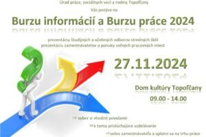 Topoľčany: Burza informácií a Burza práce 
už zajtra dopoludnia v Dome kultúry.
...