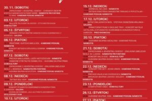 Topoľčany: ADVENTNÝ A VIANOČNÝ PROGRAM V MESTE
začína už tento týždeň a tu ho ná...