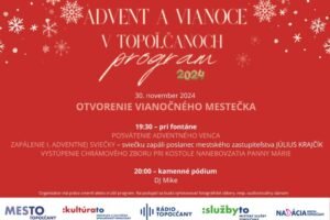 Topoľčany: Adventný veniec je na svojom mieste, a tento víkend spolu s Júliusom ...