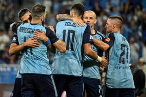 Slovan Bratislava sa pred duelom proti Dinamu Záhreb naladil triumfom v Podbrezo...