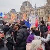 Francúzi protestujú proti vyslaniu vojakov na Ukrajinu