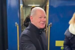 Nemecký kancelár Scholz pricestoval na návštevu Ukrajiny
