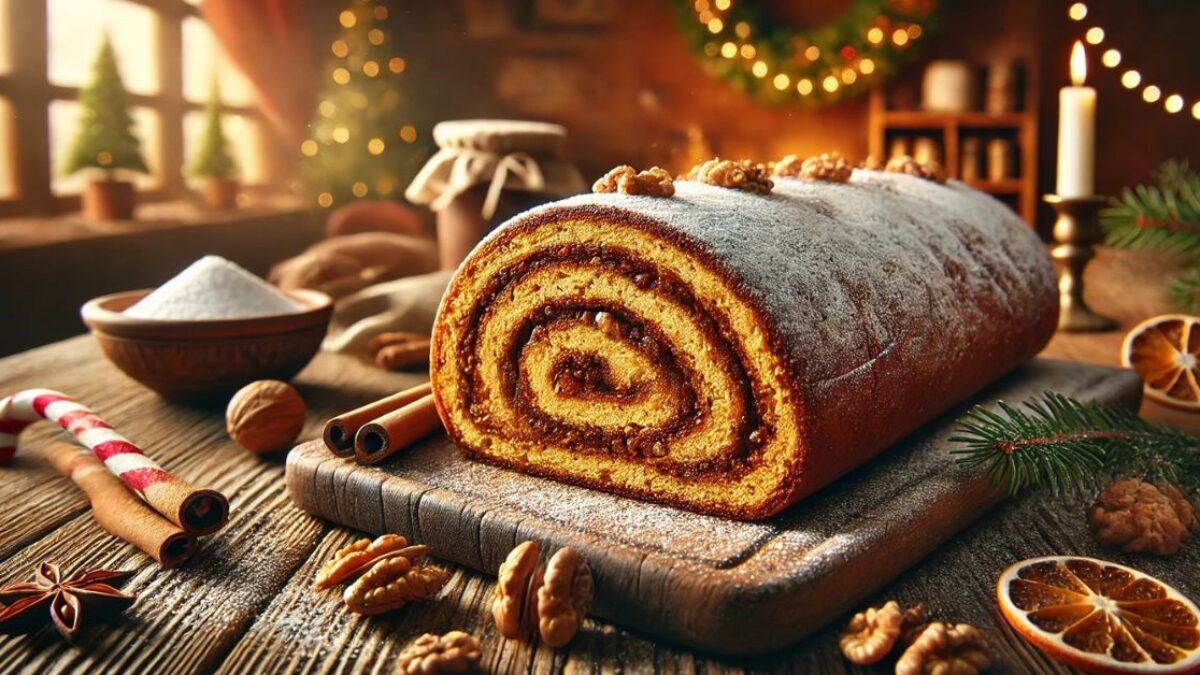Perníkový závin: Tradičný recept, ktorý rozvonia Vianoce 🎄