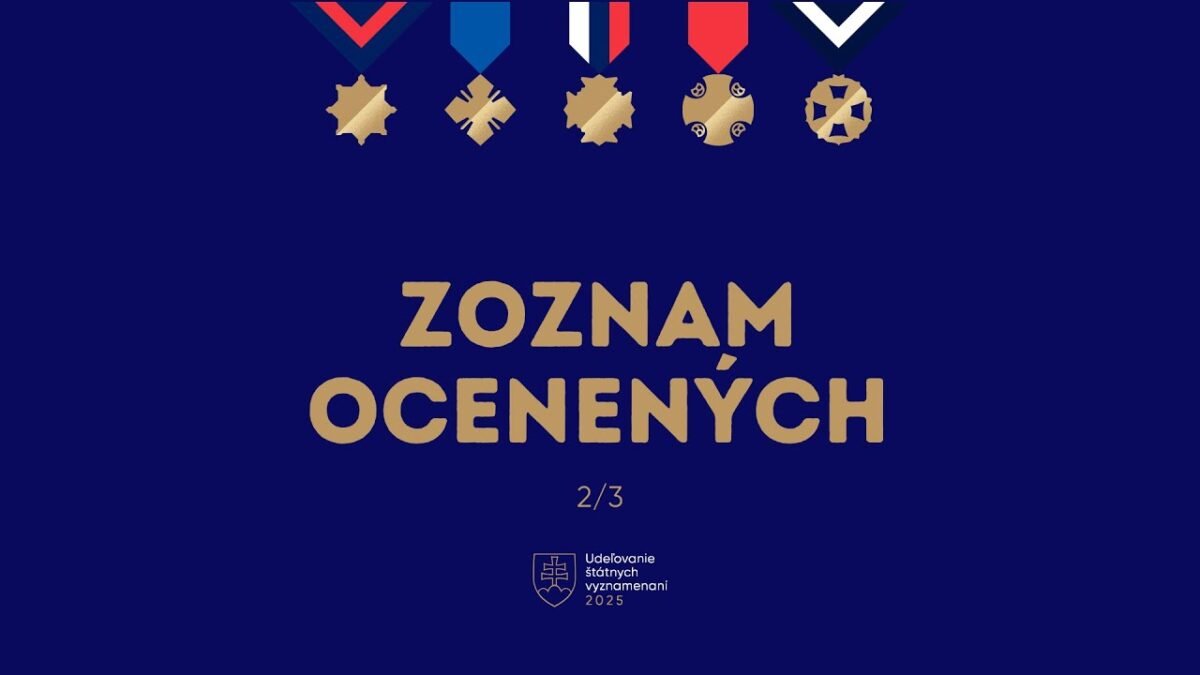ŠTÁTNE VYZNAMENANIA: Medailóny ocenených 2/3