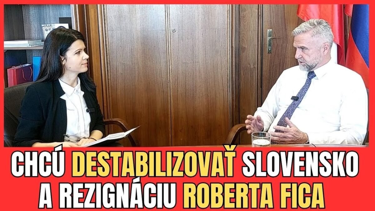 CHCÚ DESTABILIZOVAŤ SLOVENSKO A REZIGNÁCIU ROBERTA FICA-TIBOR GAŠPAR O OPOZÍCII A PROTESTOCH |TV OTV