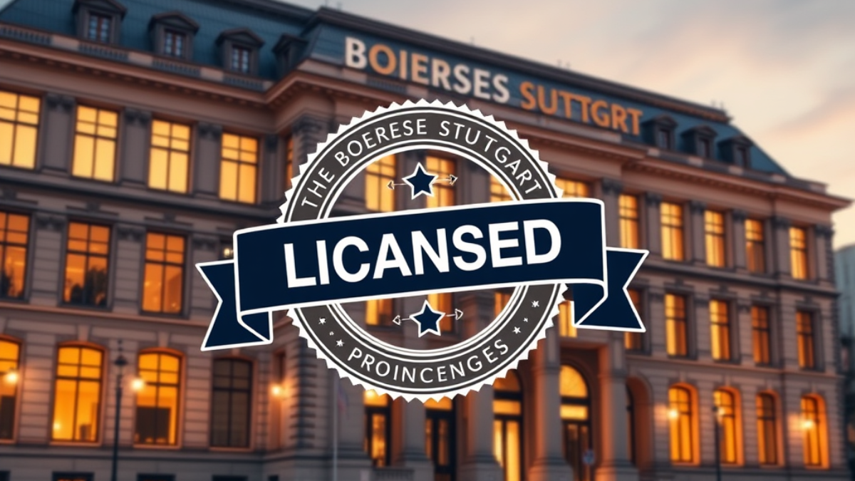 Boerse Stuttgart: Prvá krypto licencia v Nemecku