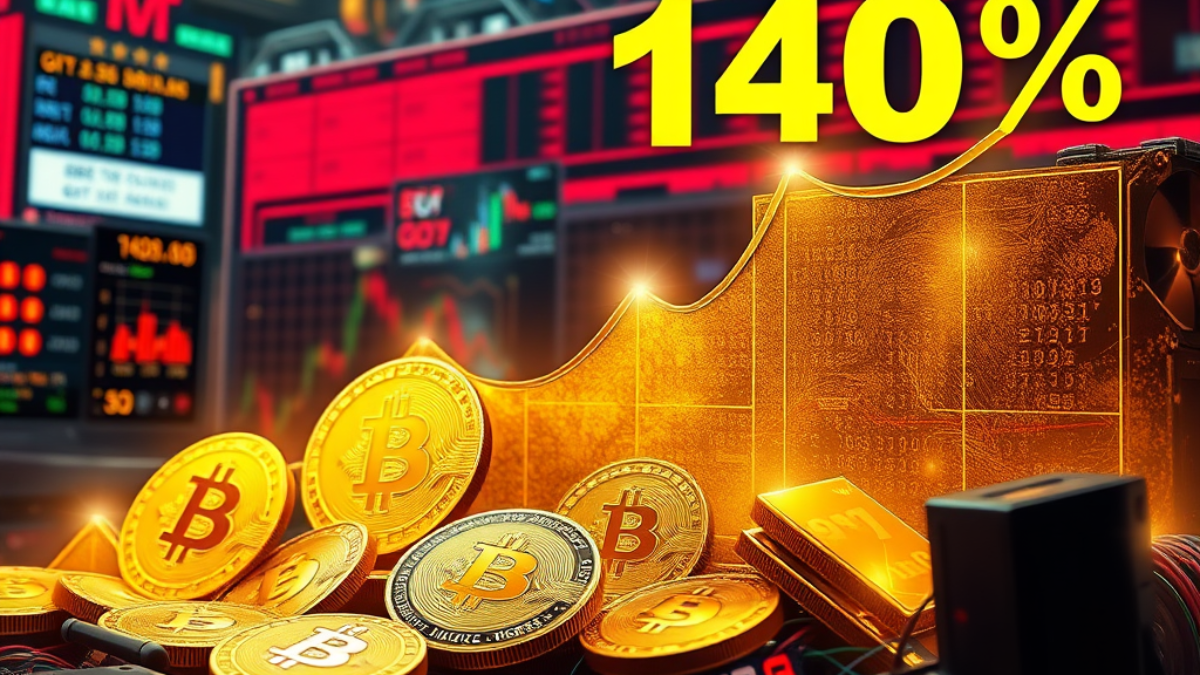 Bitcoin Gold (BTG) Exploduje o 140%