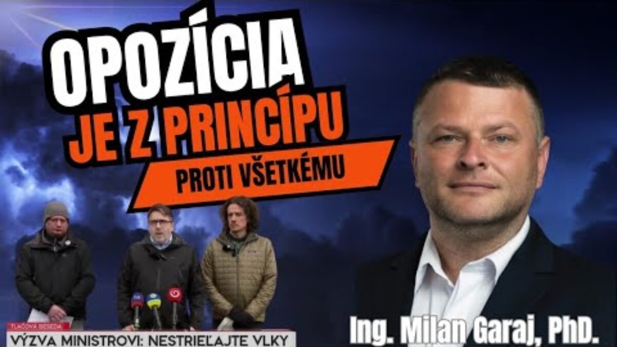 Milan GARAJ: OPOZÍCIA je PROTI VŠETKÉMU, čo schváli životné prostredie.